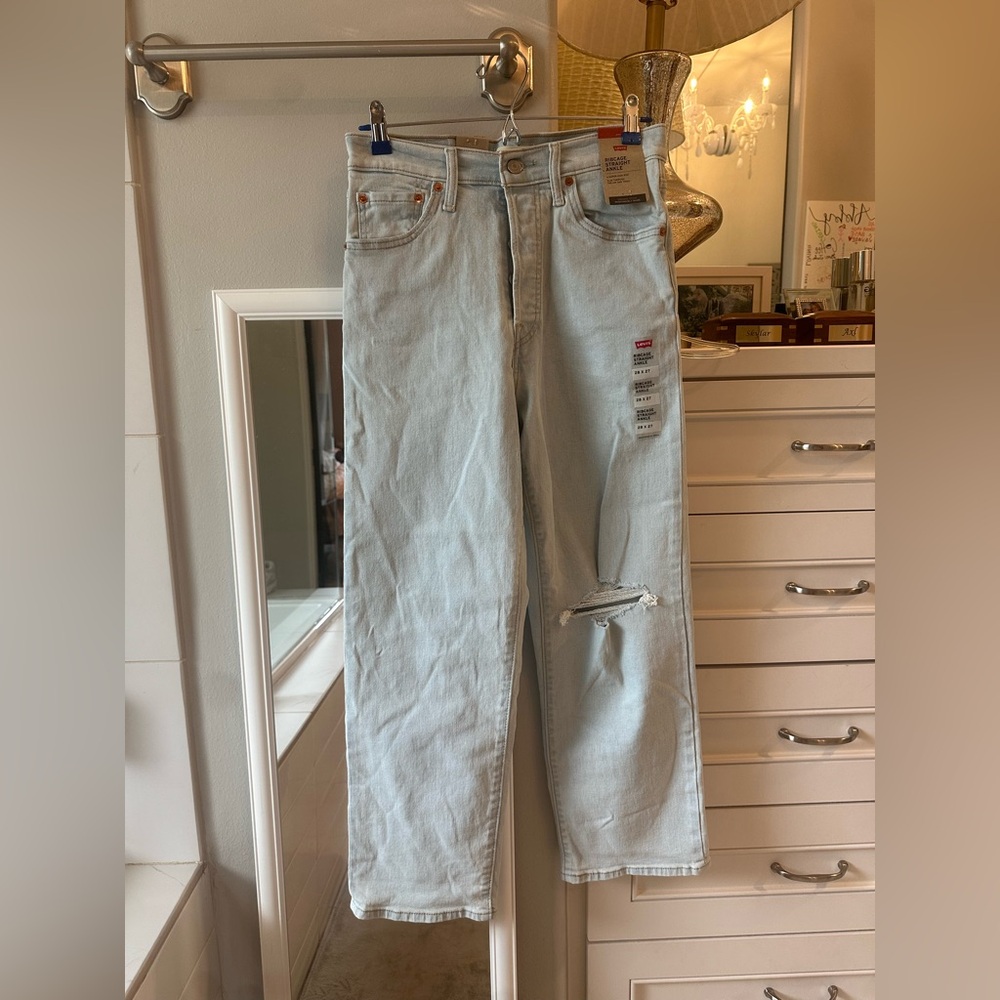 Levi's Light Blue Boyfriend Jeans